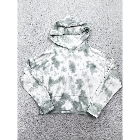 aerie Tops - Women's Offline Aerie Green White Tie Dye Oversized Hoodie Sweatshirt Size S